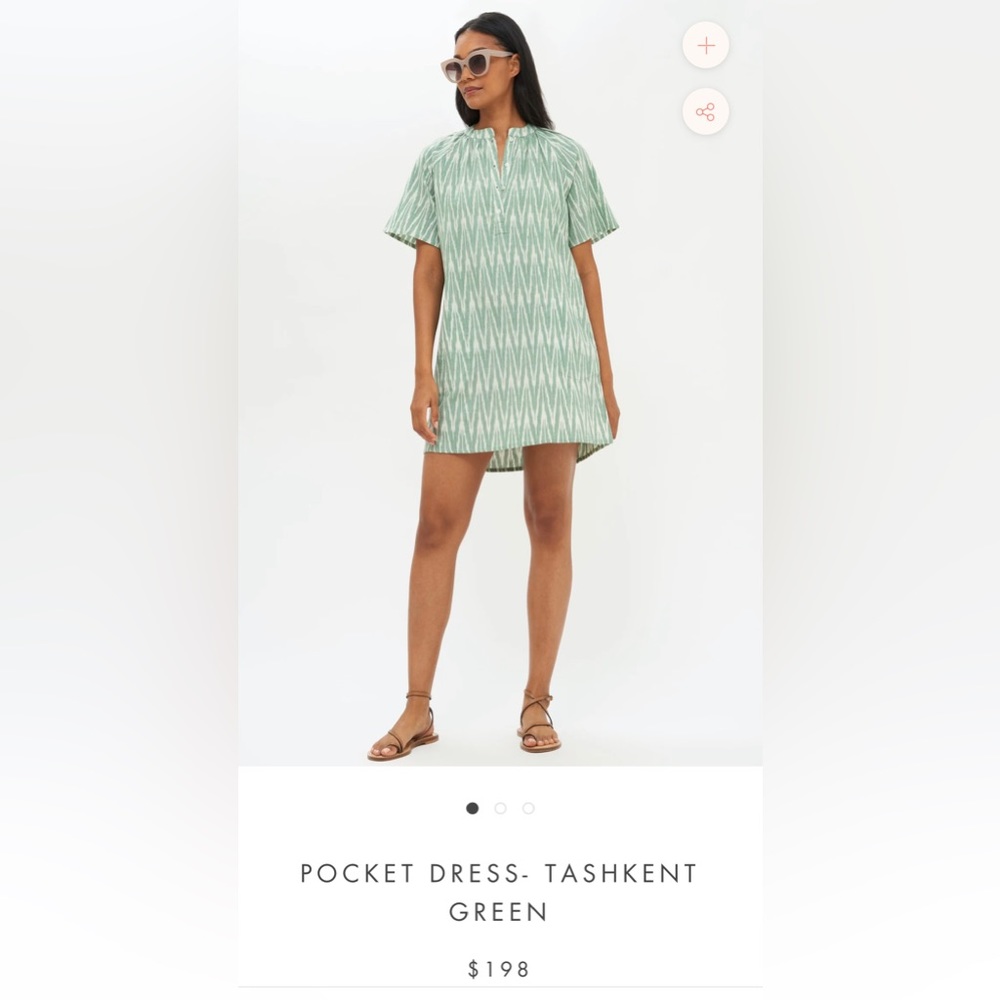 Oliphant Pocket Dress Tashkent Green